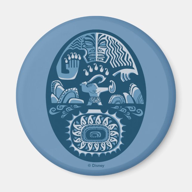 Moana | Maui - Island Lifter Magnet (Front)