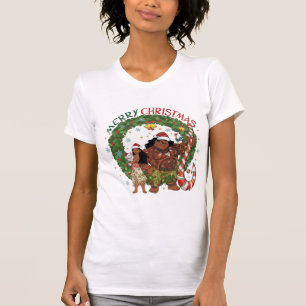 Moana & Maui Merry Christmas T-Shirt   Holiday Adv