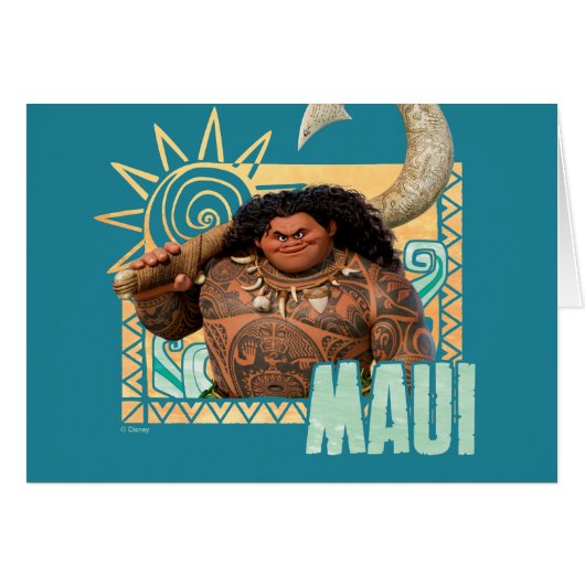 Moana | Maui - Original Trickster Cards (Front Horizontal)