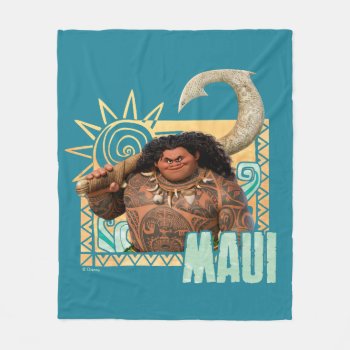 Moana | Maui - Original Trickster Fleece Blanket by Moana at Zazzle