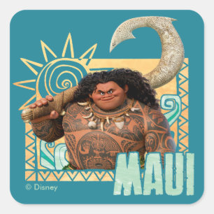 Moana Maui - Original Trickster Square Sticker