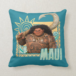 Moana Maui - Original Trickster Throw Pillow