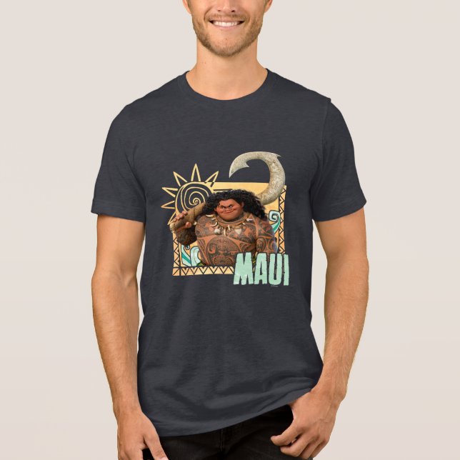 Moana | Maui - Original Trickster Tri-Blend Shirt (Front)