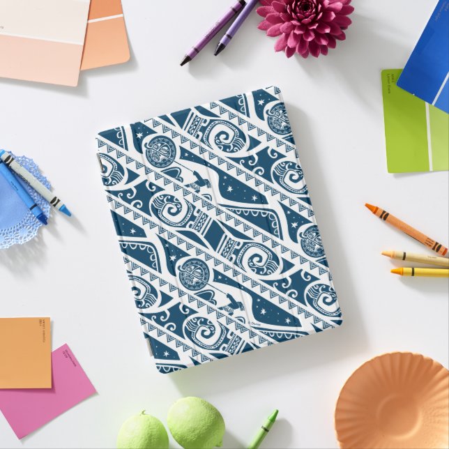 Moana | Maui - Shape Shifter Pattern iPad Air Cover (In Situ)
