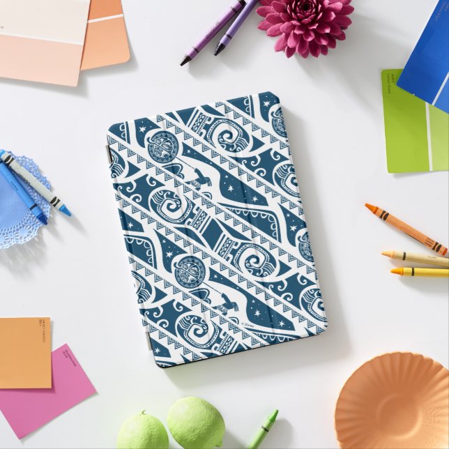 Moana | Maui - Shape Shifter Pattern iPad Air Cover (In Situ)