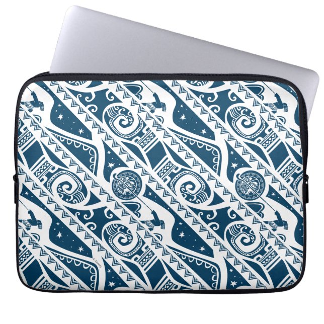Moana | Maui - Shape Shifter Pattern Laptop Sleeve (Front)
