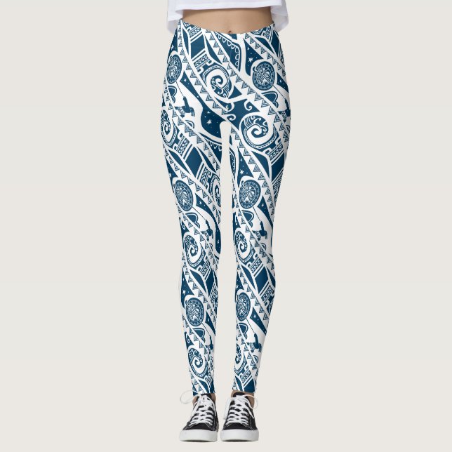 Moana | Maui - Shape Shifter Pattern Leggings (Front)