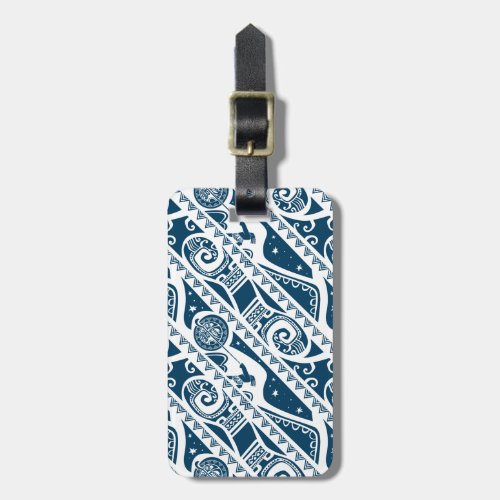 Moana  Maui _ Shape Shifter Pattern Luggage Tag