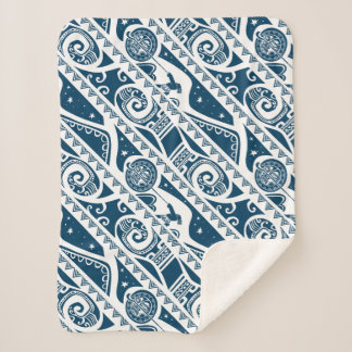 Moana | Maui - Shape Shifter Pattern Sherpa Blanket
