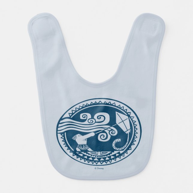 Moana | Maui - Trickster Baby Bib (Front)