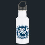 Moana | Maui - Trickster Water Bottle<br><div class="desc">This cool Oceanic art print introduces the mischievous Maui from Disney's Moana. The intricate sketch depicts his alter ego,  Mini Maui and is inspired by the demigod's cultural tattoos from the animated adventure. Most of his Polynesian body art depicts his accomplishments and this one is no exception.</div>