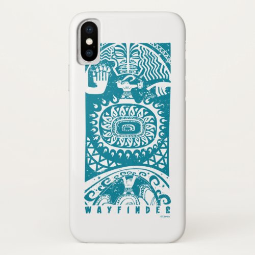 Moana  Maui _ Wayfinder iPhone X Case