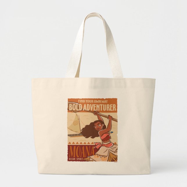 Moana | Ocean Spirit Large Tote Bag (Front)