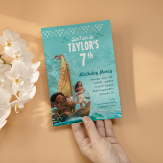 Moana | Oceania Birthday Invitation