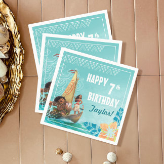 Moana | Oceanic Birthday Napkins