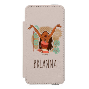 Moana   One With The Waves iPhone SE/5/5s Wallet Case
