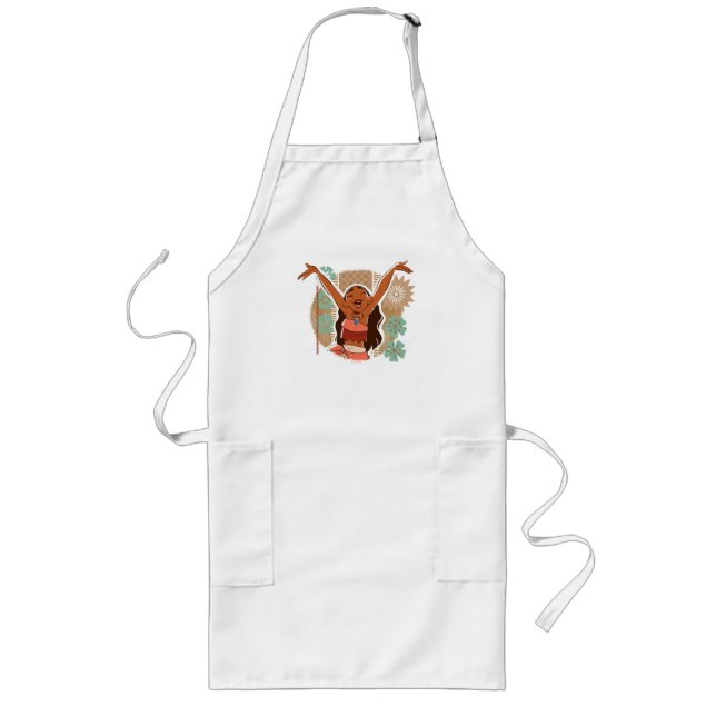 Moana | One With The Waves Long Apron (Front)