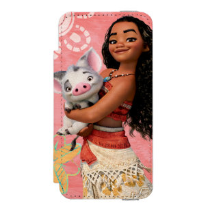 Moana   Pacific Island Girl Wallet Case For iPhone SE/5/5s