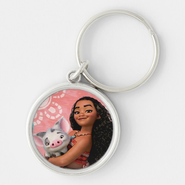 Moana | Pacific Island Girl Keychain (Front)
