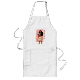 Moana Pacific Island Girl Long Apron