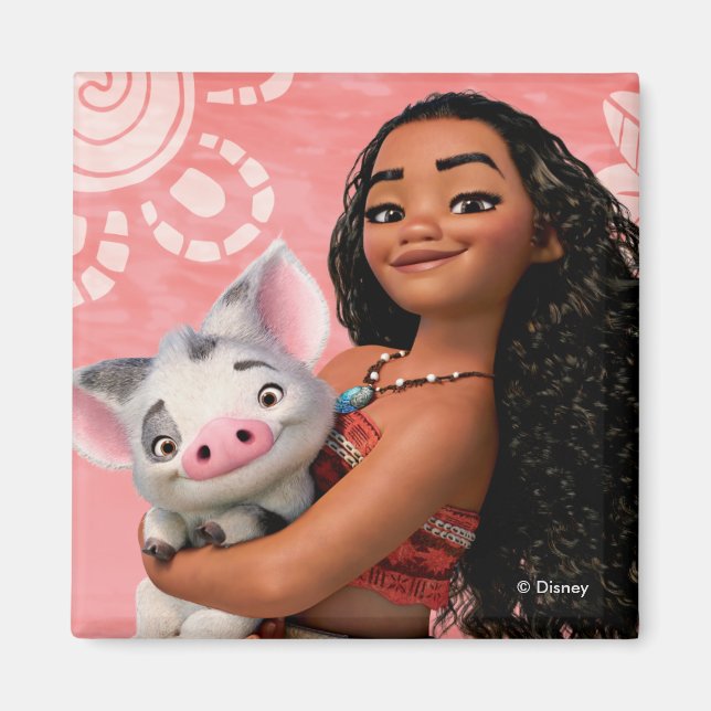 Moana | Pacific Island Girl Magnet (Front)