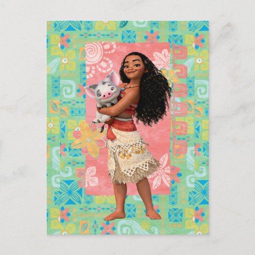 Moana  Pacific Island Girl Postcard