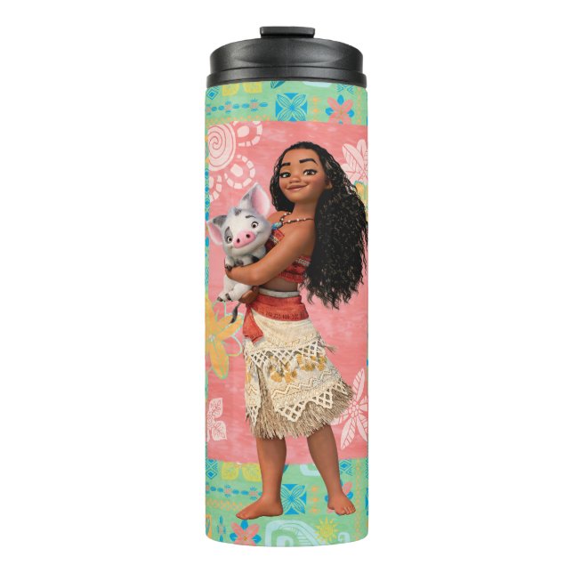 Moana | Pacific Island Girl Thermal Tumbler (Front)