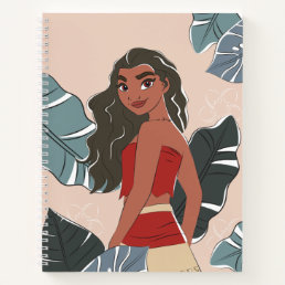 Moana Pastel Floral Graphic Notebook