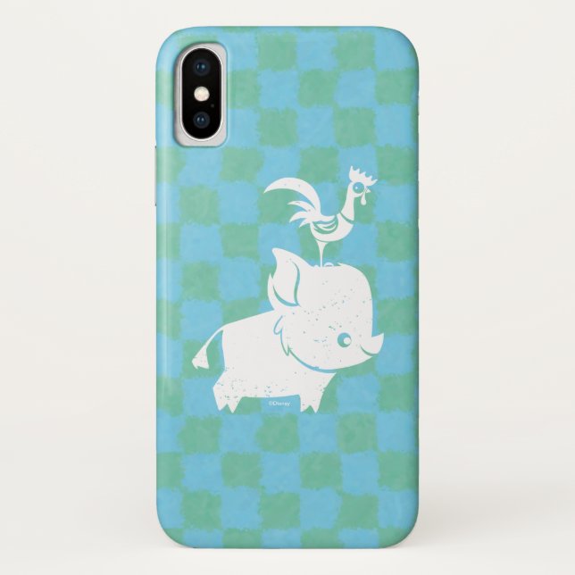 Moana | Pua & Heihei - Silhouette Case-Mate iPhone Case (Back)