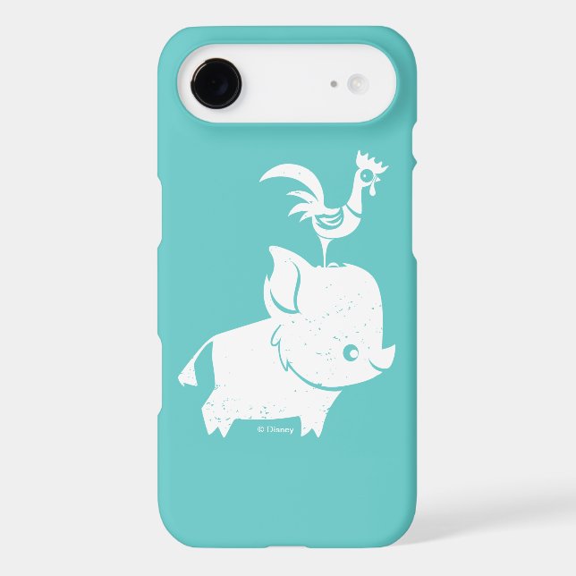 Moana | Pua & Heihei - Silhouette Case-Mate iPhone Case (Back)