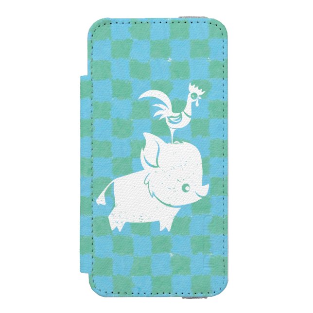 Moana | Pua & Heihei - Silhouette Incipio iPhone Wallet Case (Folio Front)