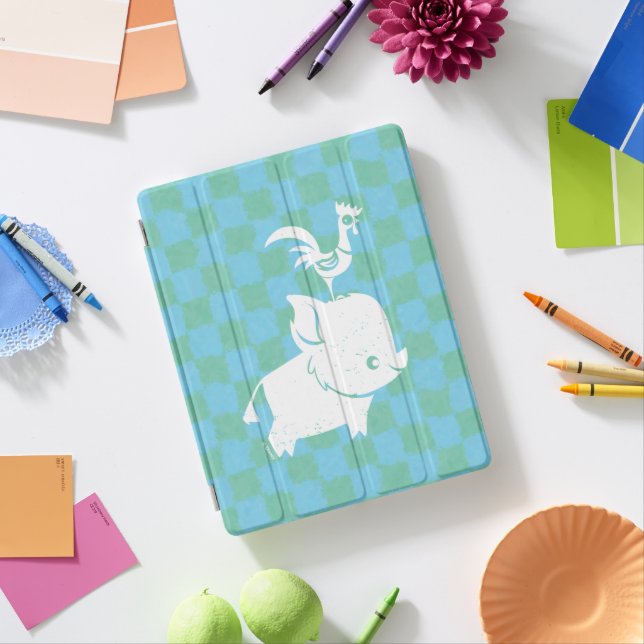 Moana | Pua & Heihei - Silhouette iPad Smart Cover (In Situ)