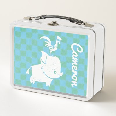 Moana | Pua &amp; Heihei - Silhouette Metal Lunch Box