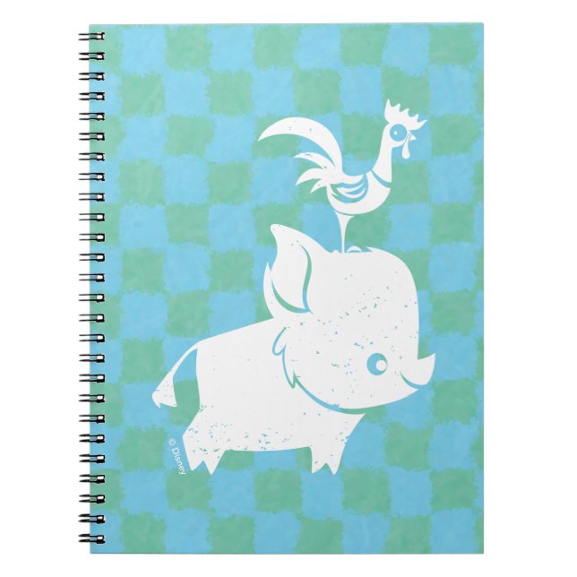 Moana | Pua & Heihei - Silhouette Notebook (Front)