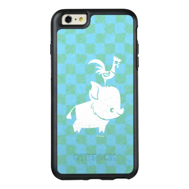Moana | Pua & Heihei - Silhouette Otterbox iPhone Case (Back)