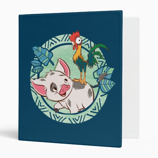 Moana | Pua & Heihei Voyagers Binder (Front/Inside)
