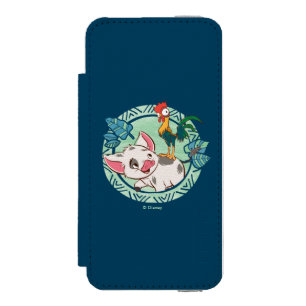 Moana   Pua & Heihei Voyagers Wallet Case For iPhone SE/5/5s