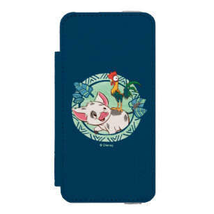 Moana   Pua & Heihei Voyagers Wallet Case For iPhone SE/5/5s