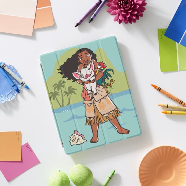 Moana | Pua & Heihei - Voyagers iPad Air Cover (In Situ)