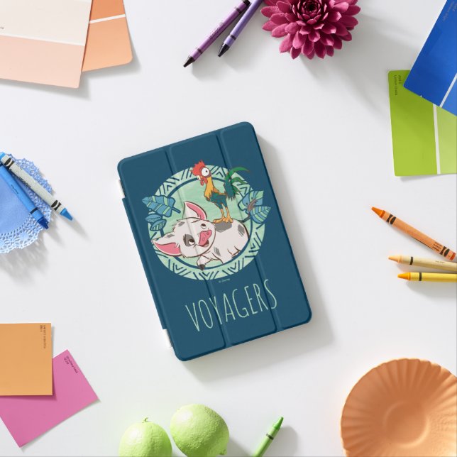 Moana | Pua & Heihei Voyagers iPad Mini Cover (In Situ)