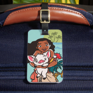 Moana Pua & Heihei - Voyagers Luggage Tag