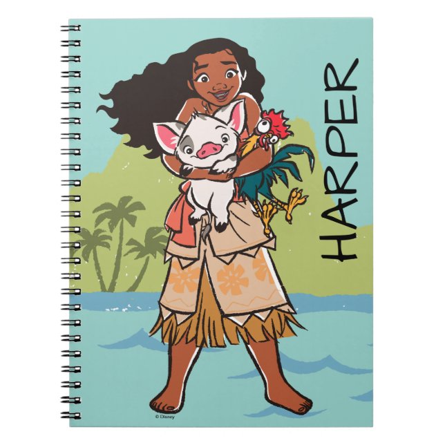 Moana | Pua & Heihei - Voyagers Notebook (Front)