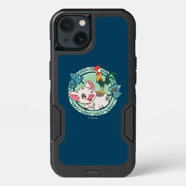 Moana | Pua & Heihei Voyagers Otterbox iPhone Case (Back)