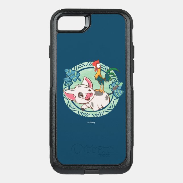 Moana | Pua & Heihei Voyagers Otterbox iPhone Case (Back)