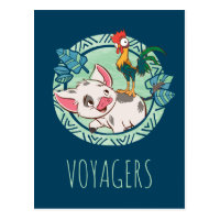 Moana | Pua & Heihei Voyagers Postcard