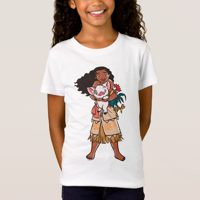 Moana | Pua & Heihei - Voyagers T-Shirt (Front)