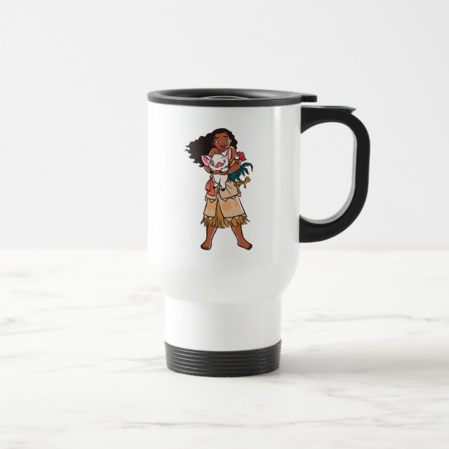 Moana | Pua & Heihei - Voyagers Travel Mug (Right)