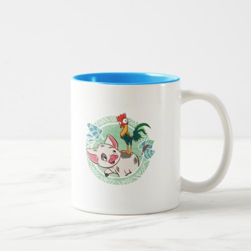 Moana  Pua  Heihei Voyagers Two_Tone Coffee Mug