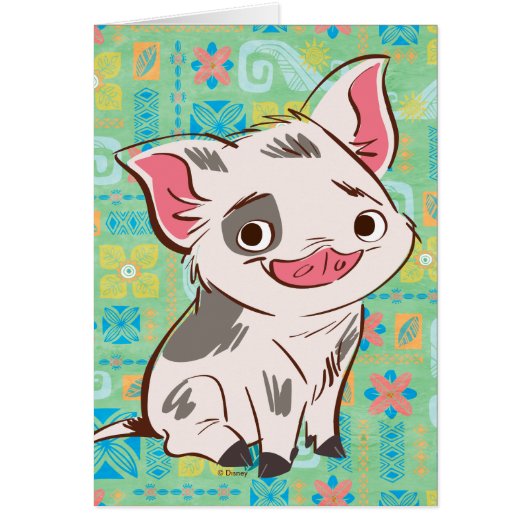 Moana | Pua - I'm No Bacon Cards (Front)