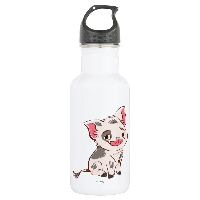 Moana | Pua - I'm No Bacon Stainless Steel Water Bottle (Front)